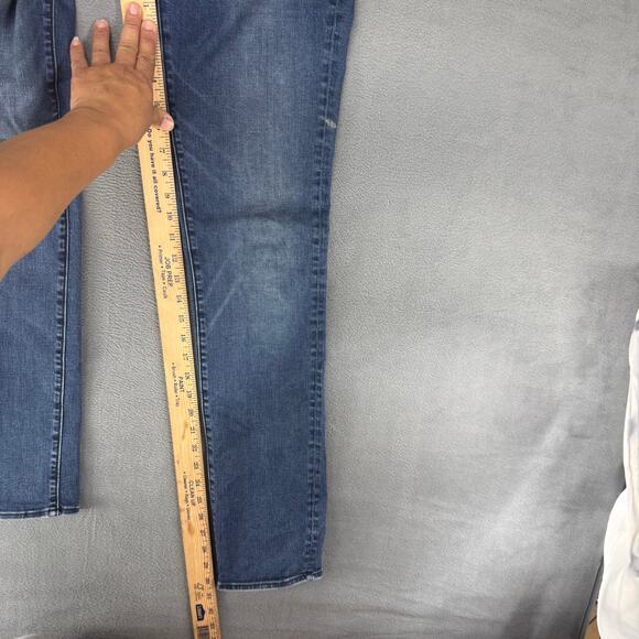 Driftwood Audrey Jeans Womens Size‎ 27 Medium Wash Mid Rise Blue Denim Whisker - Picture 8 of 9